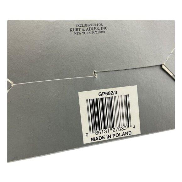 Vintage Ornament Kurt S. Adler Polonaise Collection Handcrafted Glass Clown Box - Picture 8 of 8